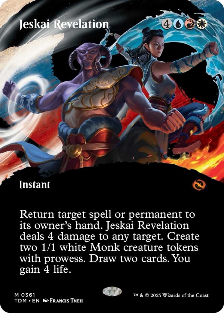 Jeskai Revelation (Borderless) [Tarkir: Dragonstorm] | Boutique FDB TCG