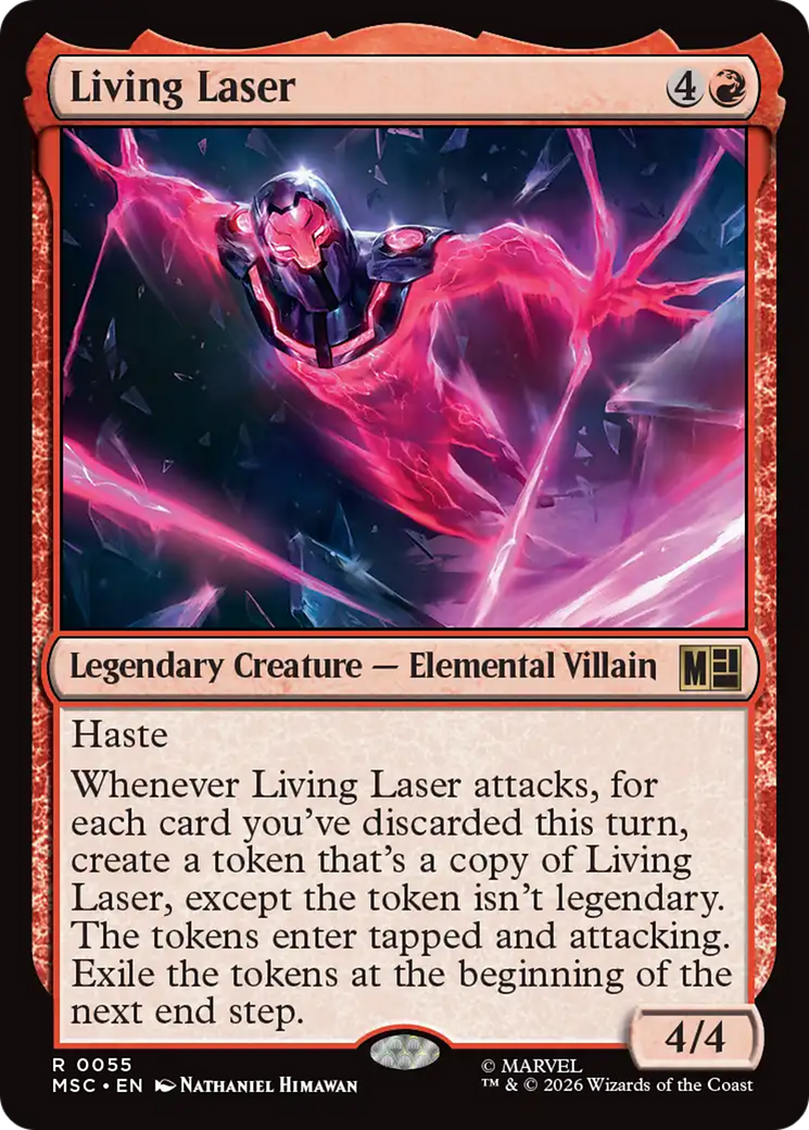 Living Laser (Surge Foil) [Marvel Super Heroes Commander] | Boutique FDB TCG