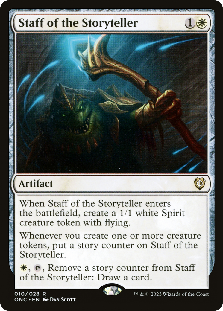 Staff of the Storyteller [Phyrexia: All Will Be One Commander] | Boutique FDB TCG