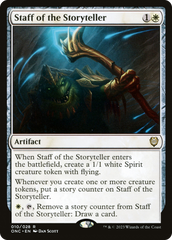 Staff of the Storyteller [Phyrexia: All Will Be One Commander] | Boutique FDB TCG