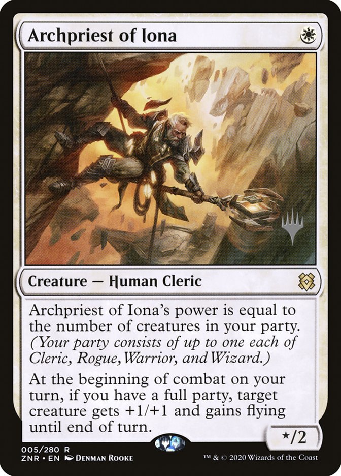 Archpriest of Iona (Promo Pack) [Zendikar Rising Promos] | Boutique FDB TCG