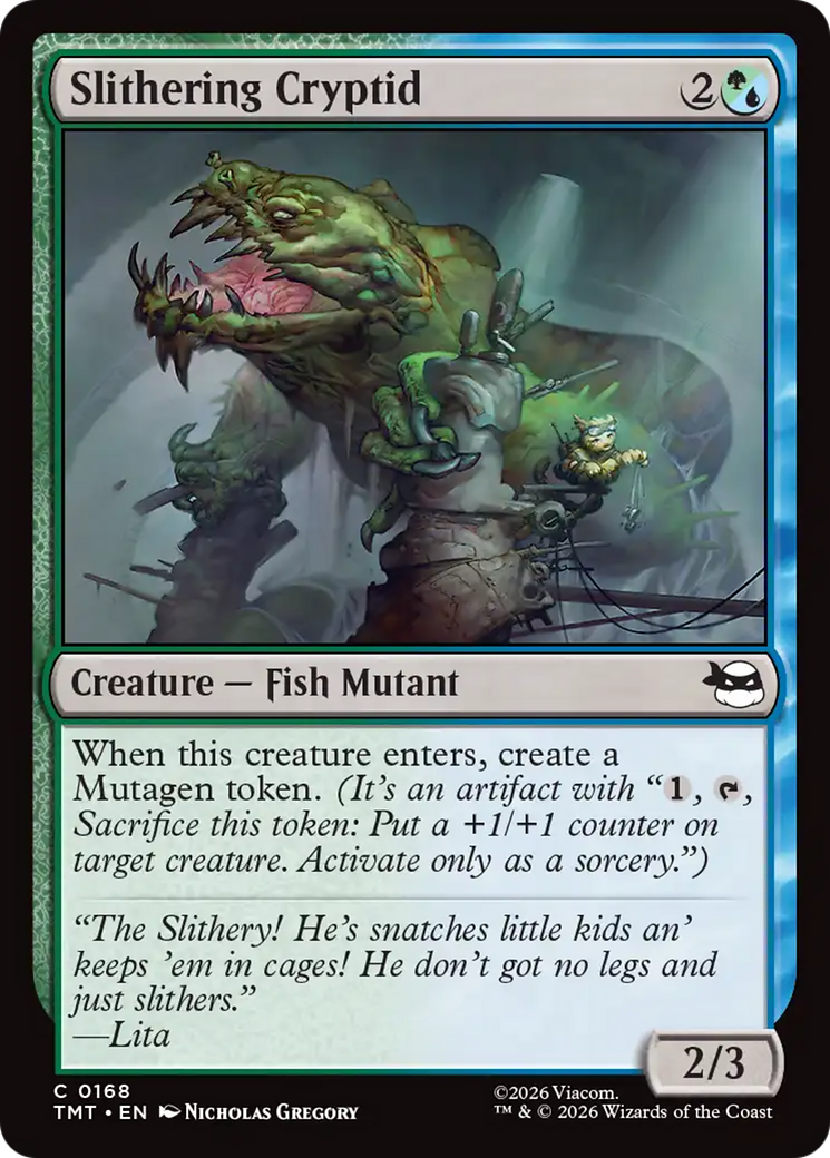 Slithering Cryptid [Teenage Mutant Ninja Turtles] | Boutique FDB TCG