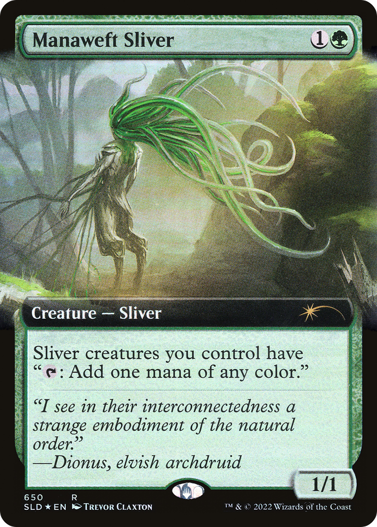 Manaweft Sliver (Extended Art) [Secret Lair Drop Promos] | Boutique FDB TCG