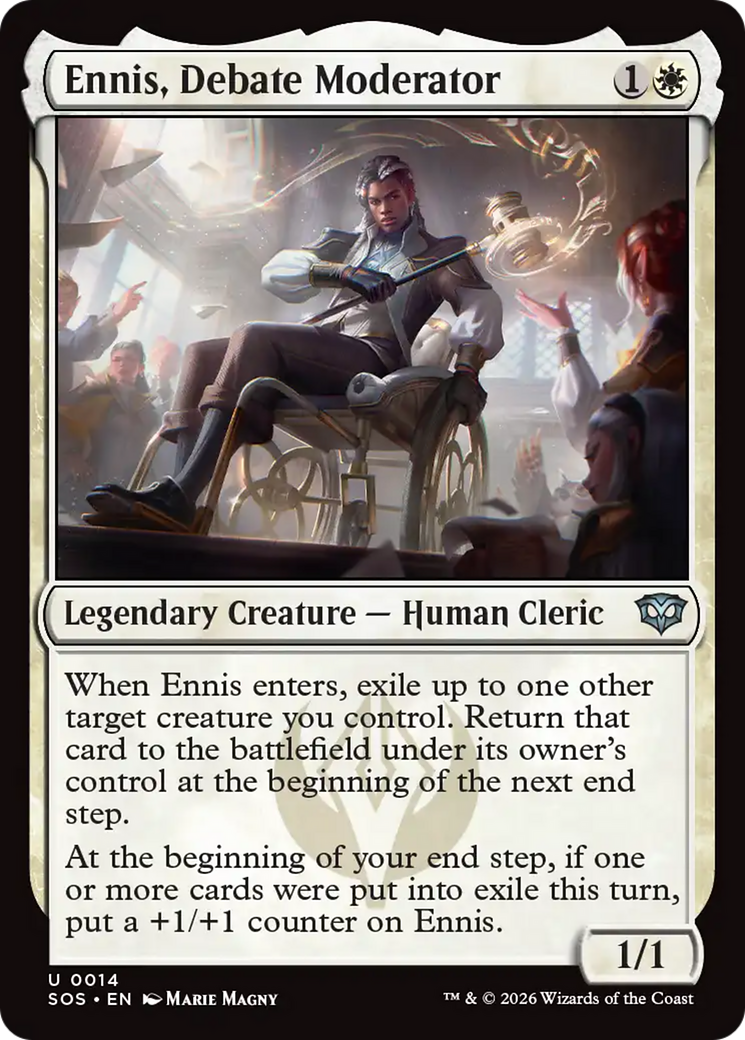 Ennis, Debate Moderator [Secrets of Strixhaven] | Boutique FDB TCG