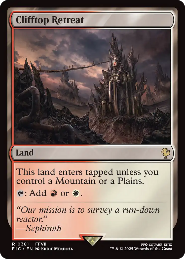 Clifftop Retreat [FINAL FANTASY Commander] | Boutique FDB TCG