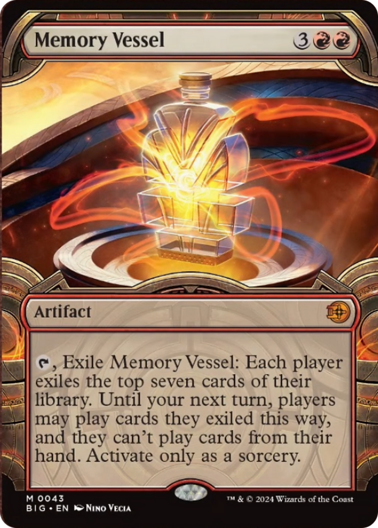 Memory Vessel (Showcase) [Outlaws of Thunder Junction: The Big Score] | Boutique FDB TCG