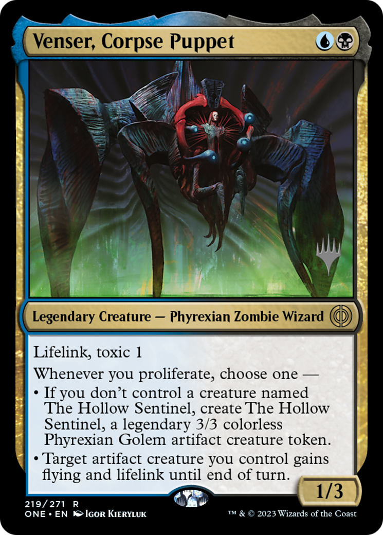Venser, Corpse Puppet (Promo Pack) [Phyrexia: All Will Be One Promos] | Boutique FDB TCG