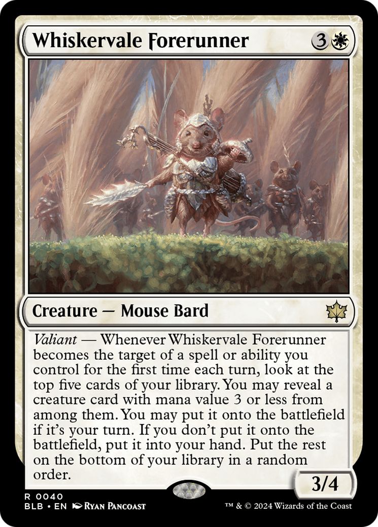 Whiskervale Forerunner [Bloomburrow] | Boutique FDB TCG