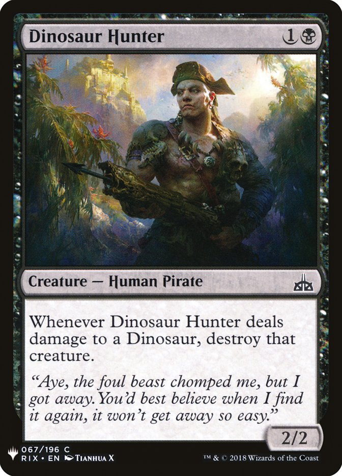 Dinosaur Hunter [Mystery Booster] | Boutique FDB TCG