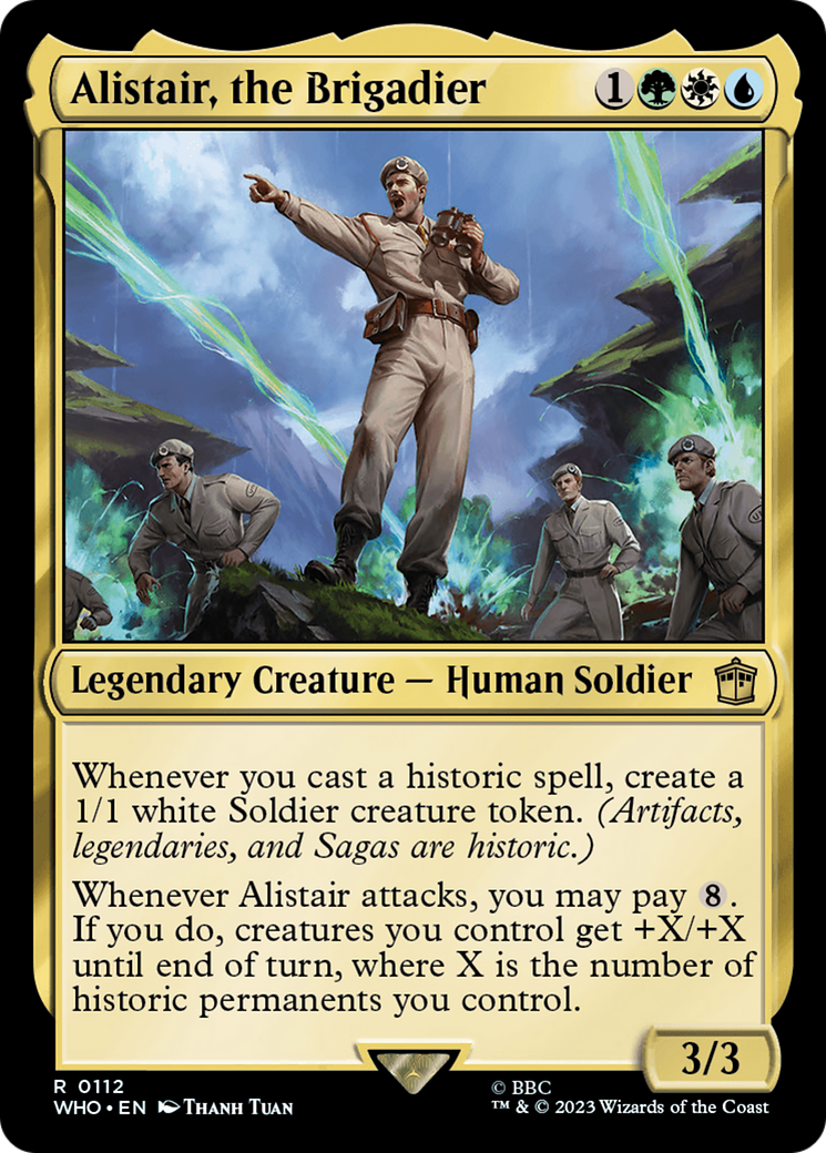 Alistair, the Brigadier [Doctor Who] | Boutique FDB TCG