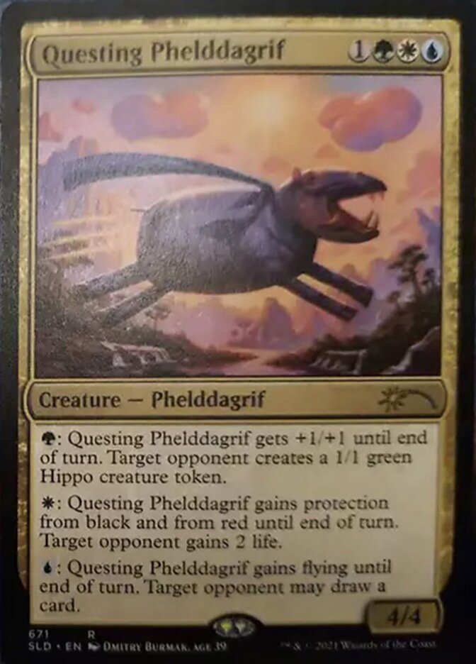 Questing Phelddagrif (671) [Secret Lair Drop Promos] | Boutique FDB TCG