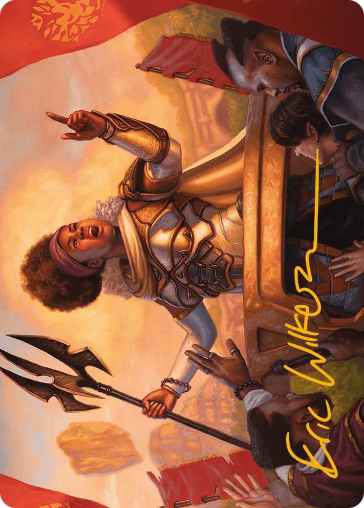 Recruiter of the Guard Art Card (Gold-Stamped Signature) [Modern Horizons 3 Art Series] | Boutique FDB TCG