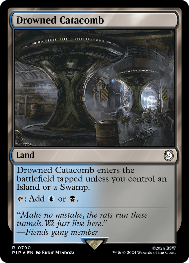 Drowned Catacomb (Surge Foil) [Fallout] | Boutique FDB TCG