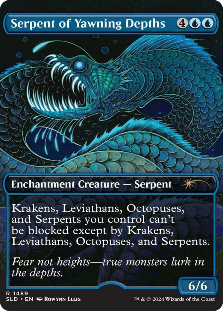 Serpent of Yawning Depths (Rainbow Foil) [Secret Lair Drop Series] | Boutique FDB TCG