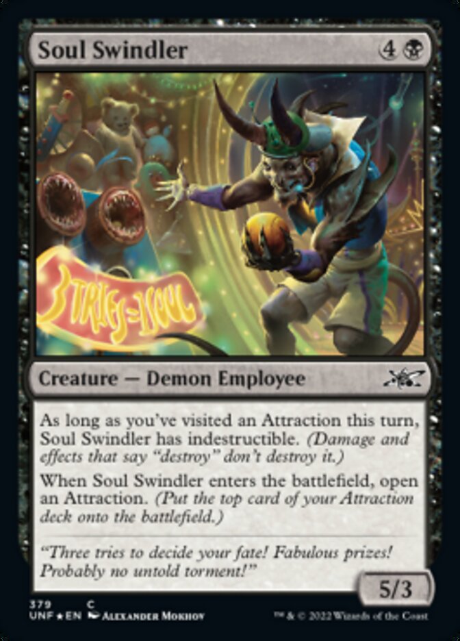 Soul Swindler (Galaxy Foil) [Unfinity] | Boutique FDB TCG