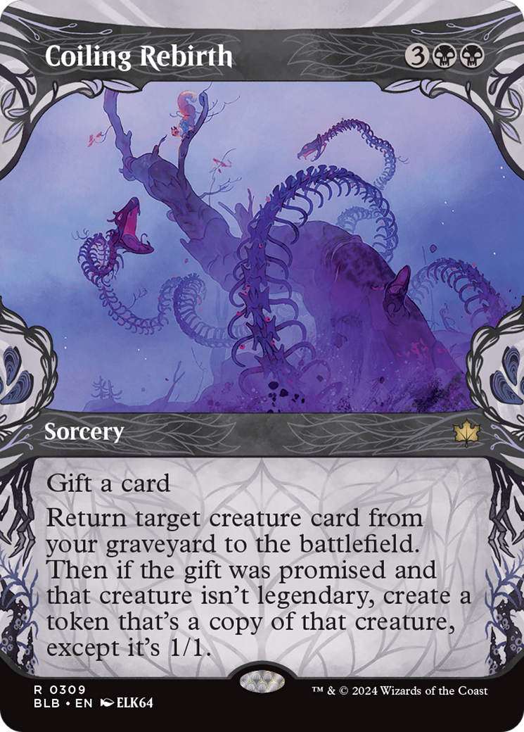 Coiling Rebirth (Showcase) [Bloomburrow] | Boutique FDB TCG