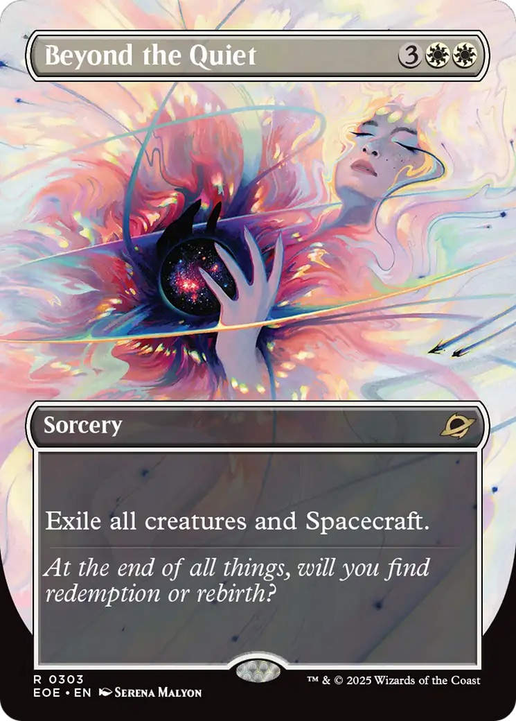 Beyond the Quiet (Borderless) [Edge of Eternities] | Boutique FDB TCG