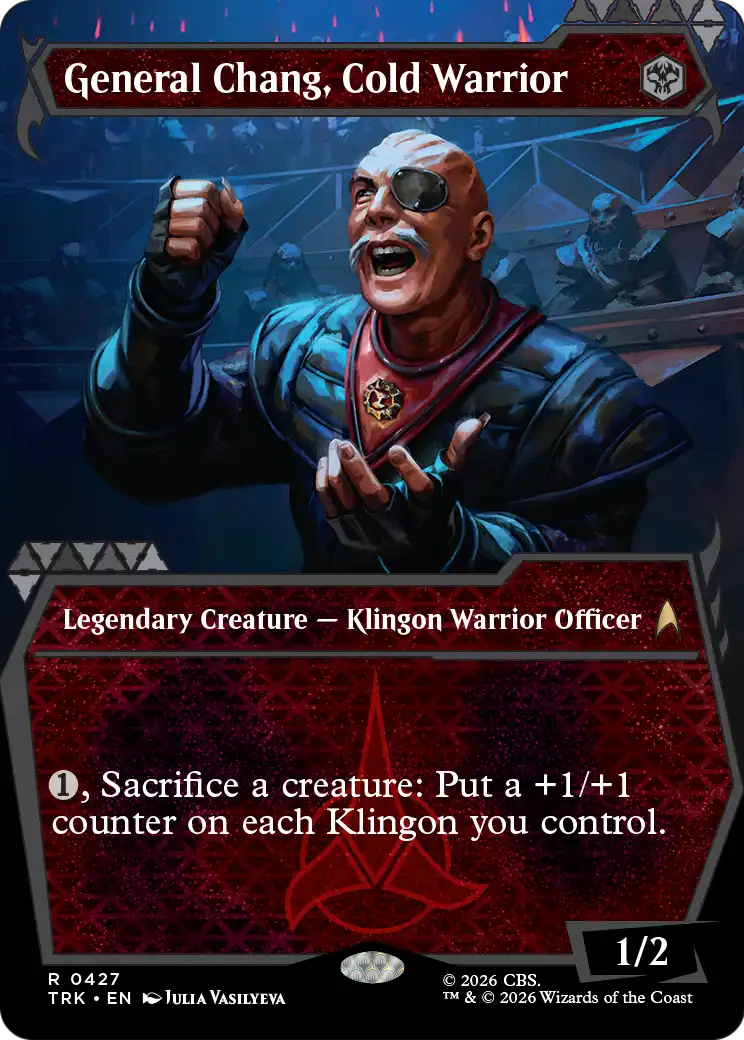 General Chang, Cold Warrior (0427) (Showcase) [Star Trek] | Boutique FDB TCG