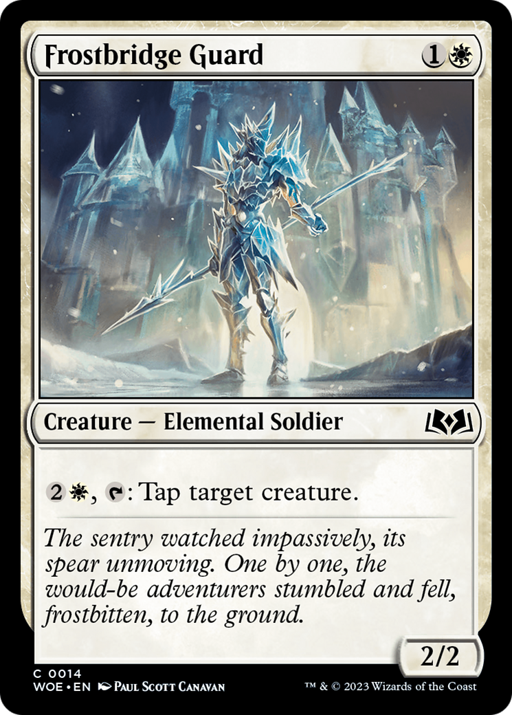 Frostbridge Guard [Wilds of Eldraine] | Boutique FDB TCG