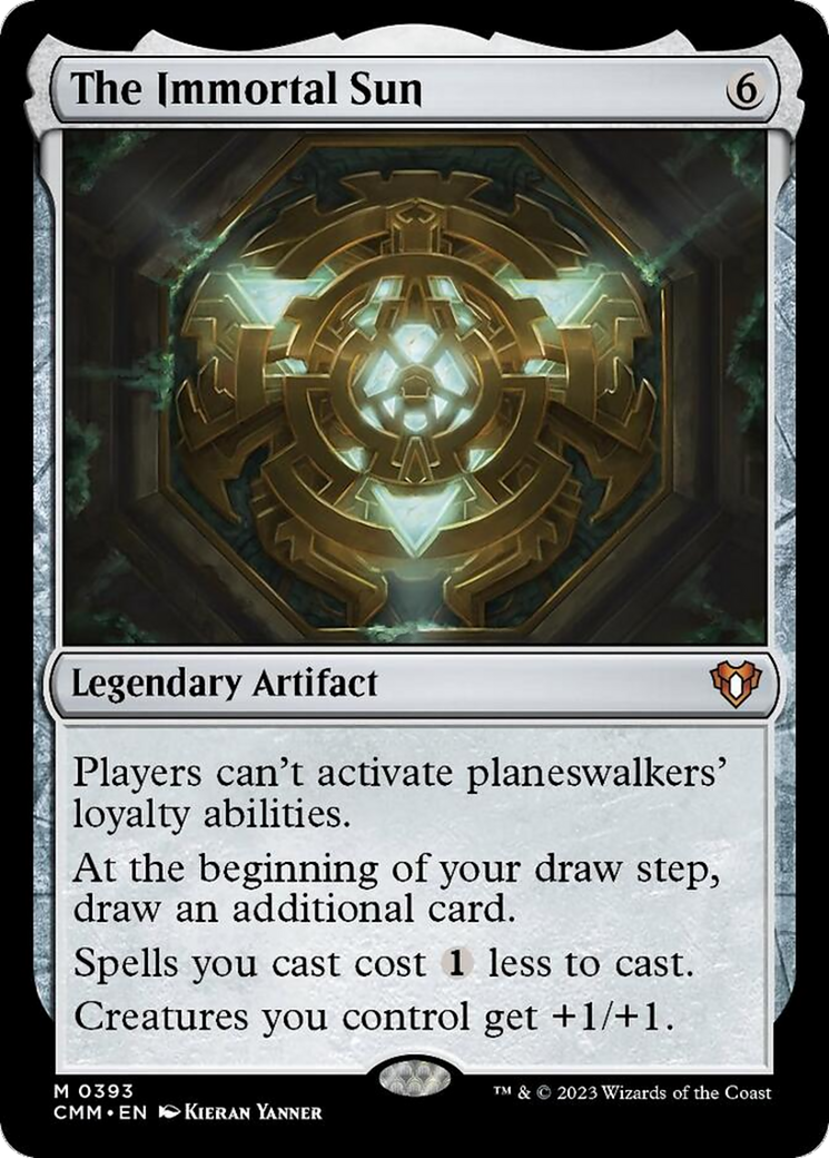The Immortal Sun [Commander Masters] | Boutique FDB TCG