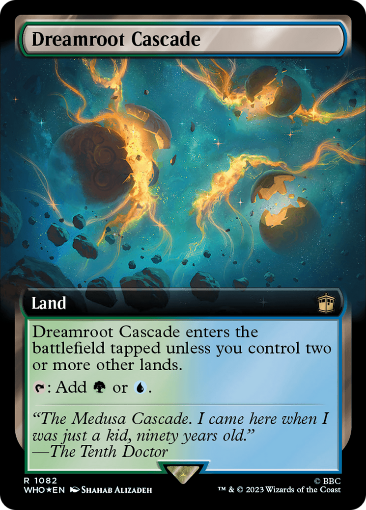 Dreamroot Cascade (Extended Art) (Surge Foil) [Doctor Who] | Boutique FDB TCG