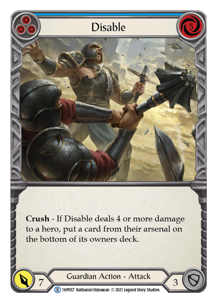 Disable (Blue) [1HP057] (History Pack 1) | Boutique FDB TCG