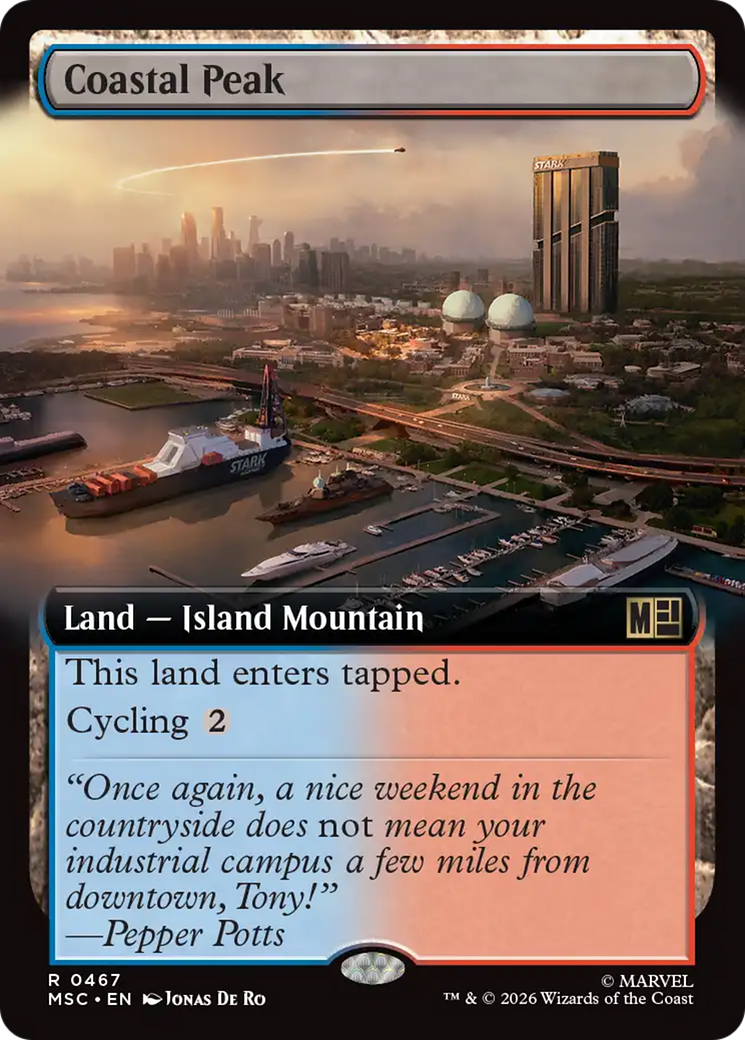 Coastal Peak (Extended Art) [Marvel Super Heroes Commander] | Boutique FDB TCG