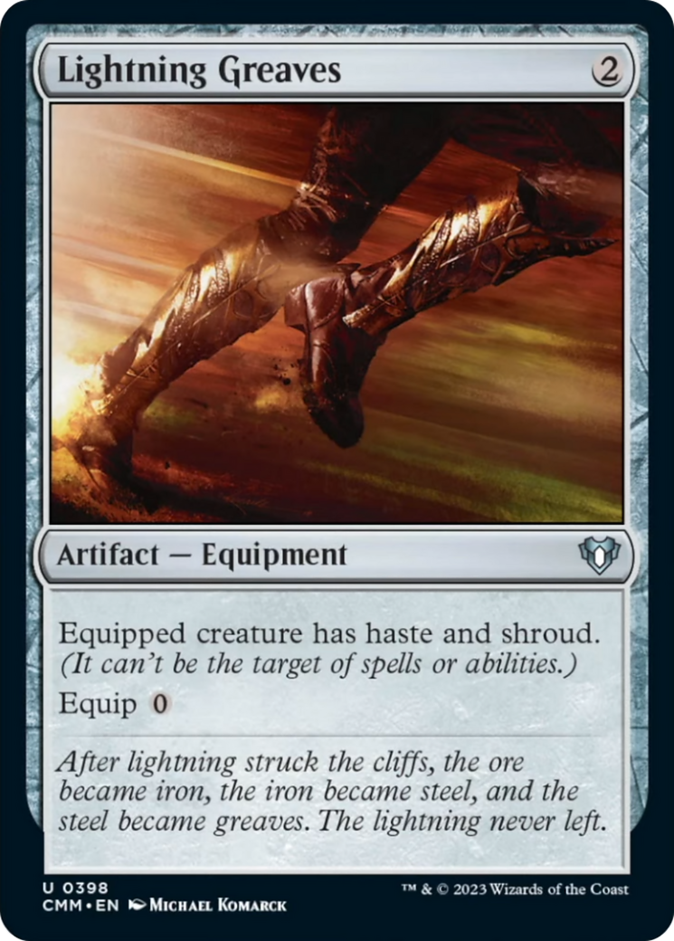 Lightning Greaves [Commander Masters] | Boutique FDB TCG