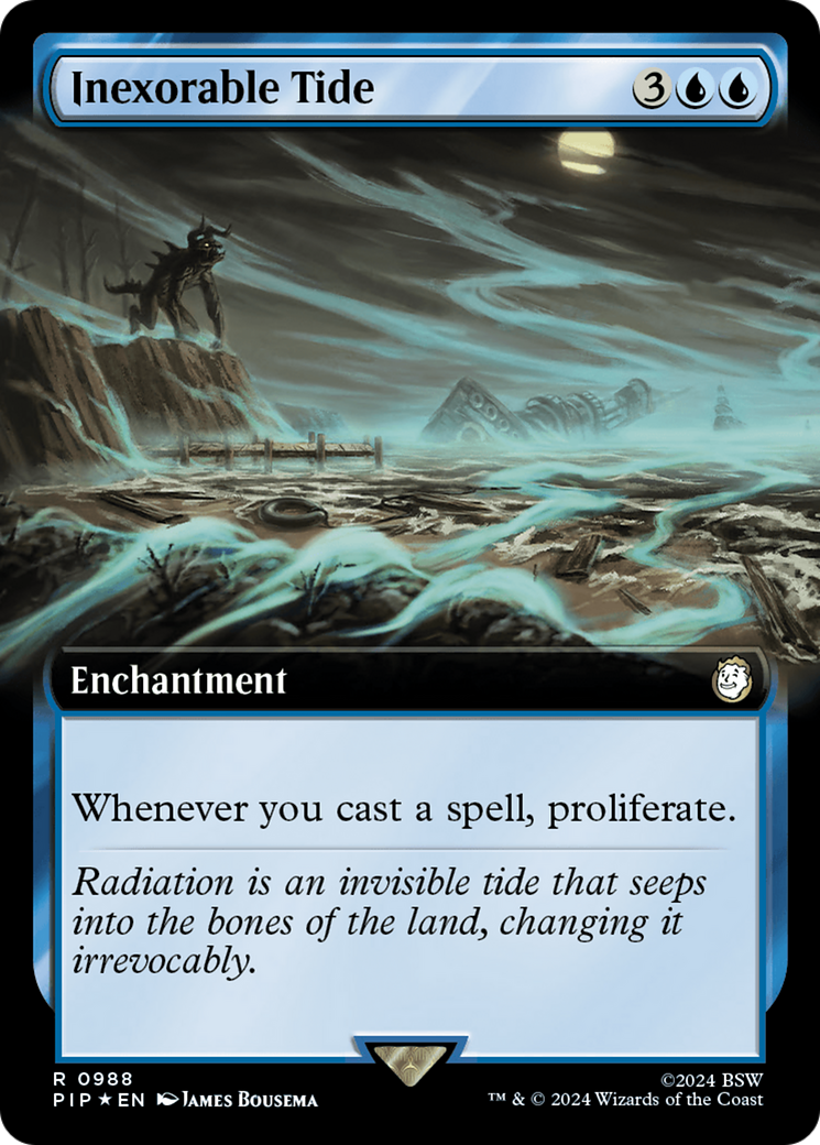 Inexorable Tide (Extended Art) (Surge Foil) [Fallout] | Boutique FDB TCG