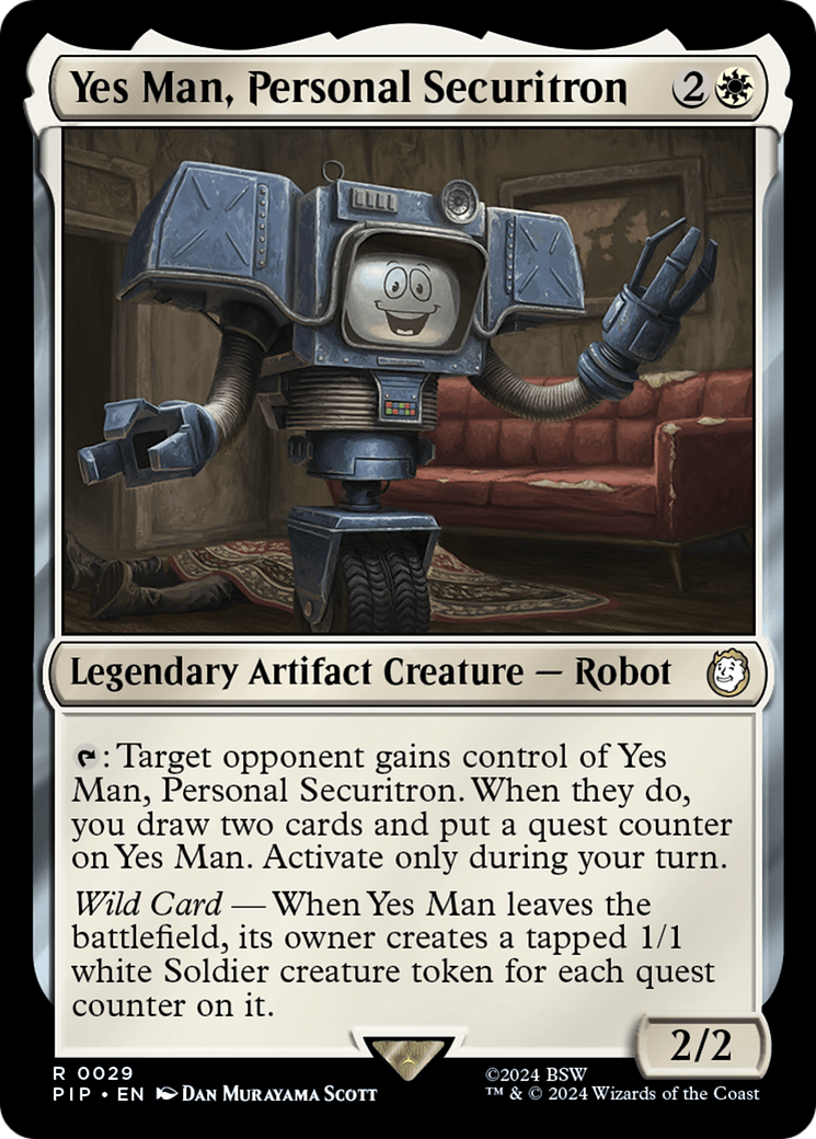 Yes Man, Personal Securitron [Fallout] | Boutique FDB TCG