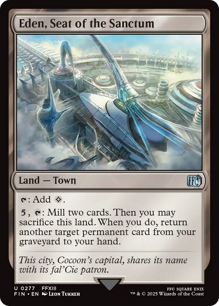 Eden, Seat of the Sanctum [FINAL FANTASY] | Boutique FDB TCG