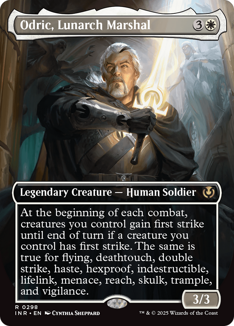 Odric, Lunarch Marshal (Borderless) [Innistrad Remastered] | Boutique FDB TCG