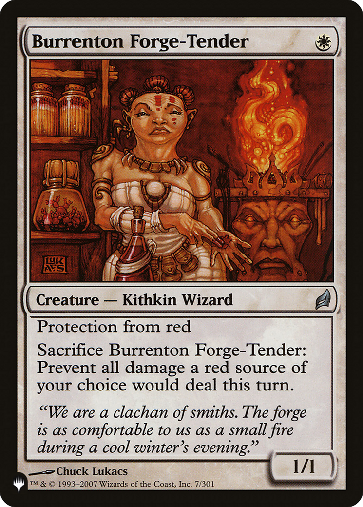 Burrenton Forge-Tender [The List] | Boutique FDB TCG