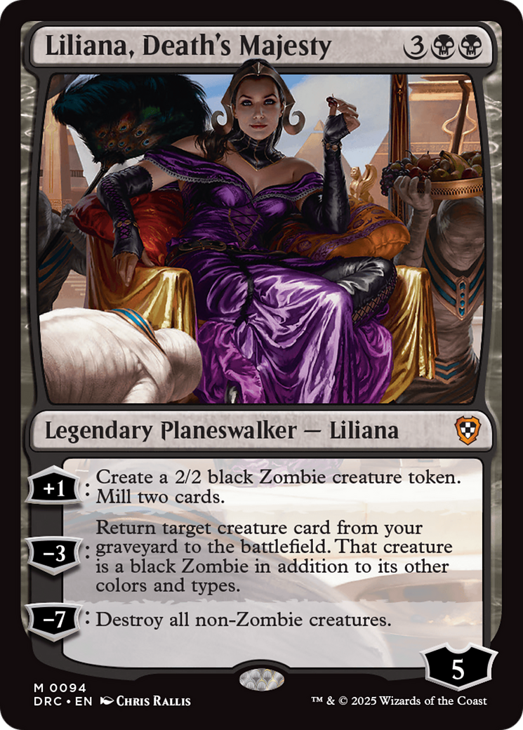 Liliana, Death's Majesty [Aetherdrift Commander] | Boutique FDB TCG