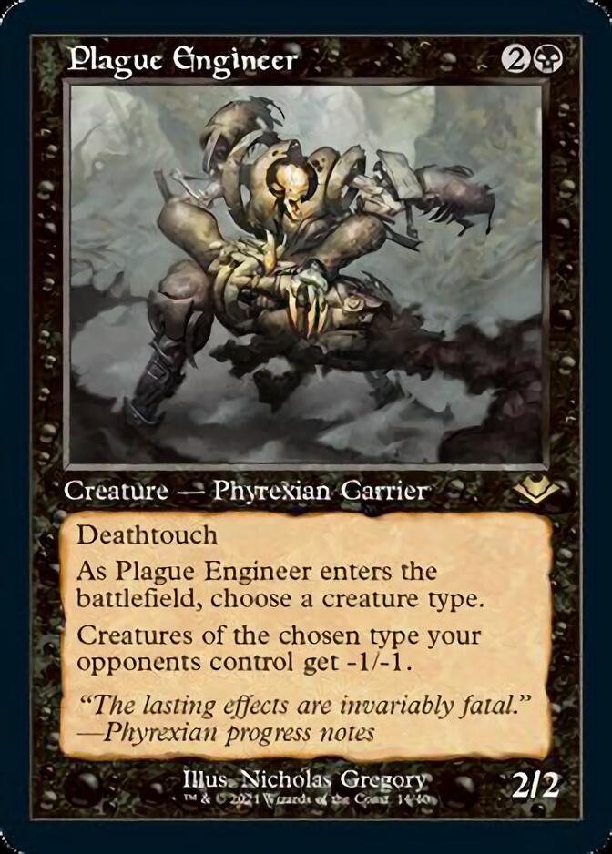 Plague Engineer (Retro Foil Etched) [Modern Horizons] | Boutique FDB TCG