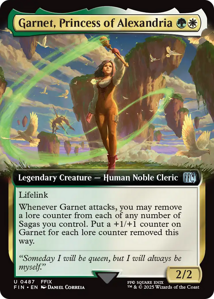Garnet, Princess of Alexandria (Extended Art) [FINAL FANTASY] | Boutique FDB TCG