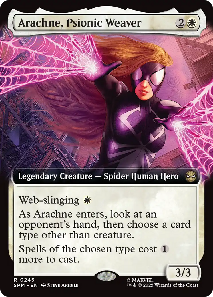 Arachne, Psionic Weaver (Extended Art) [Marvel's Spider-Man] | Boutique FDB TCG