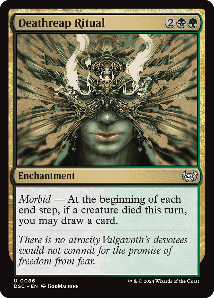 Deathreap Ritual [Duskmourn: House of Horror Commander] | Boutique FDB TCG