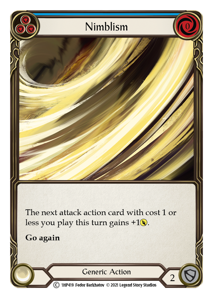 Nimblism (Blue) [1HP419] (History Pack 1) | Boutique FDB TCG
