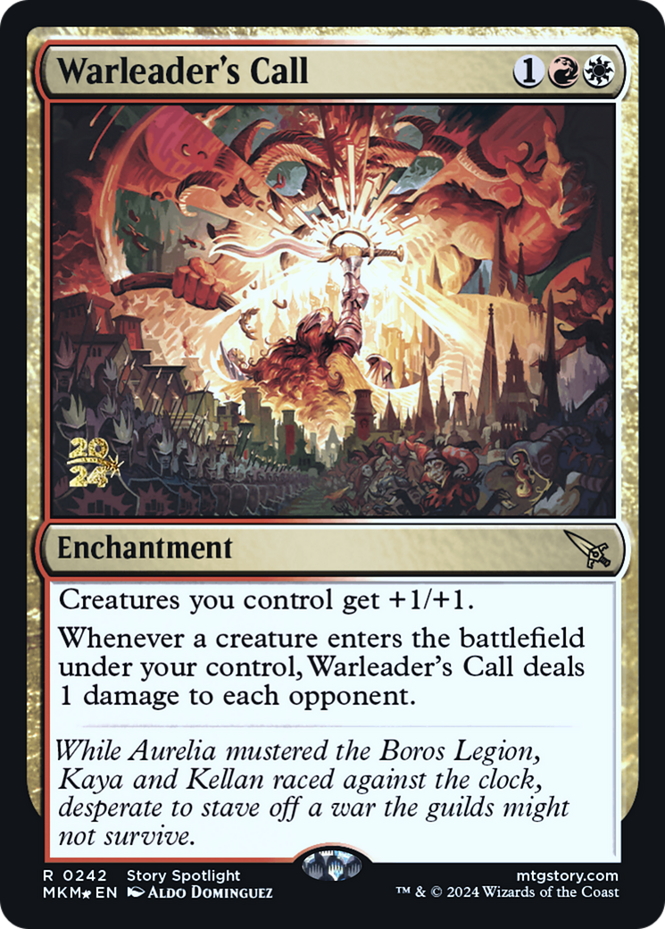 Warleader's Call [Murders at Karlov Manor Prerelease Promos] | Boutique FDB TCG