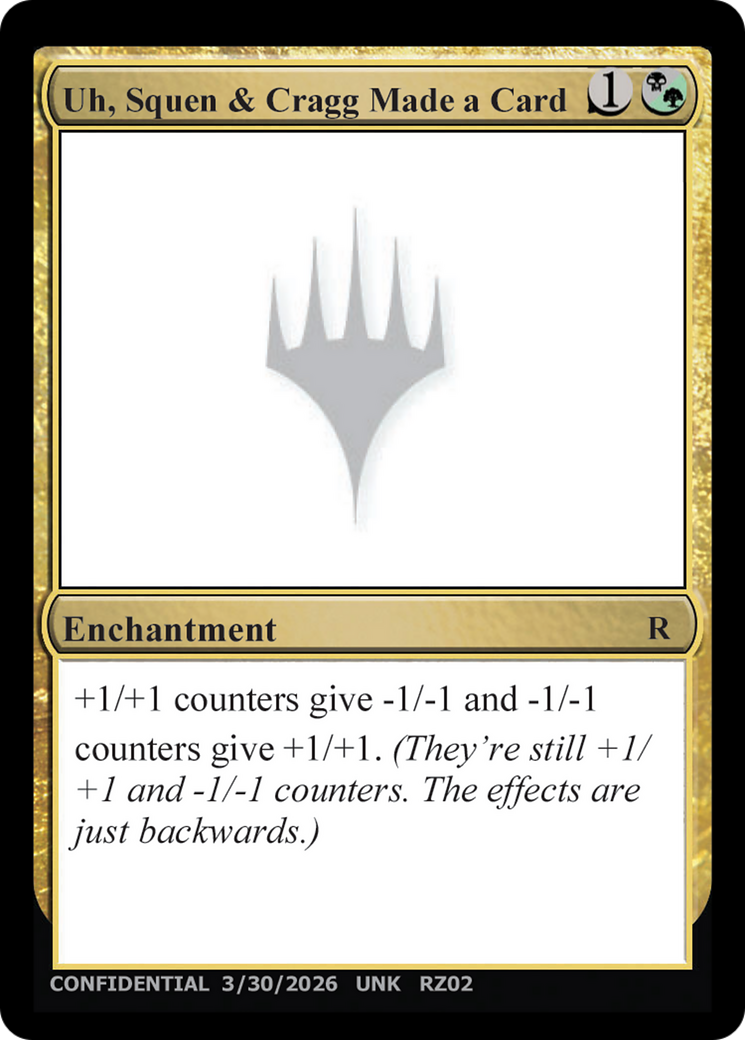 Uh, Squen & Cragg Made a Card [Unknown Event] | Boutique FDB TCG