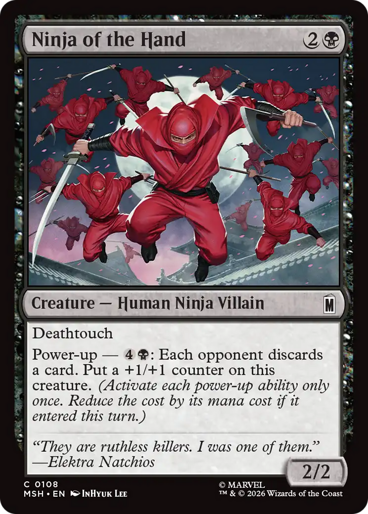 Ninja of the Hand [Marvel Super Heroes] | Boutique FDB TCG