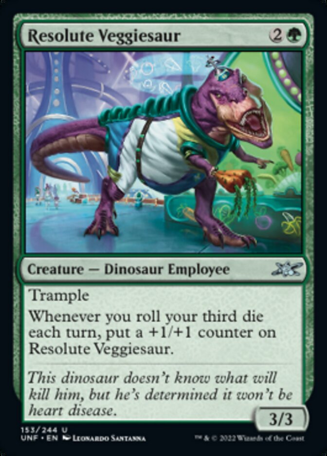 Resolute Veggiesaur [Unfinity] | Boutique FDB TCG