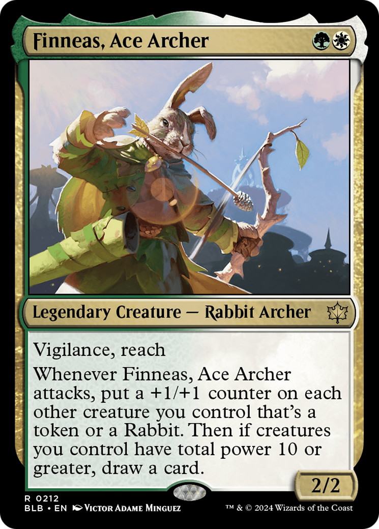 Finneas, Ace Archer [Bloomburrow] | Boutique FDB TCG