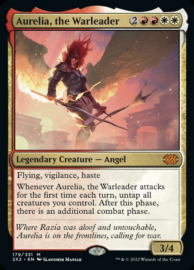 Aurelia, the Warleader [Double Masters 2022] | Boutique FDB TCG