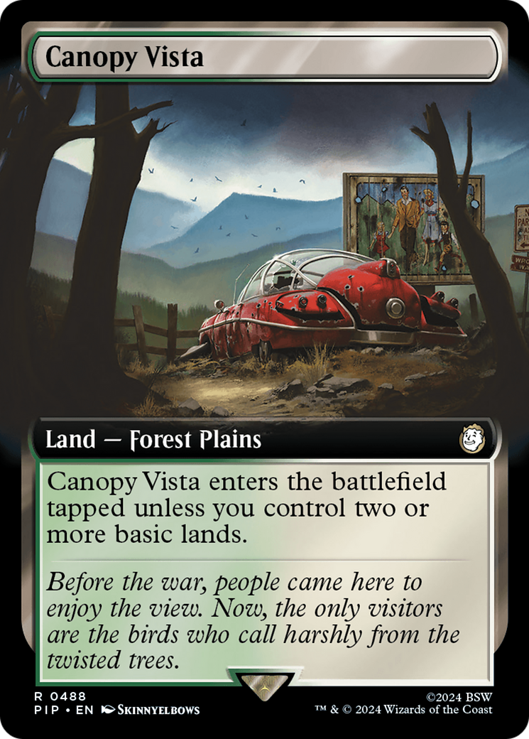 Canopy Vista (Extended Art) [Fallout] | Boutique FDB TCG
