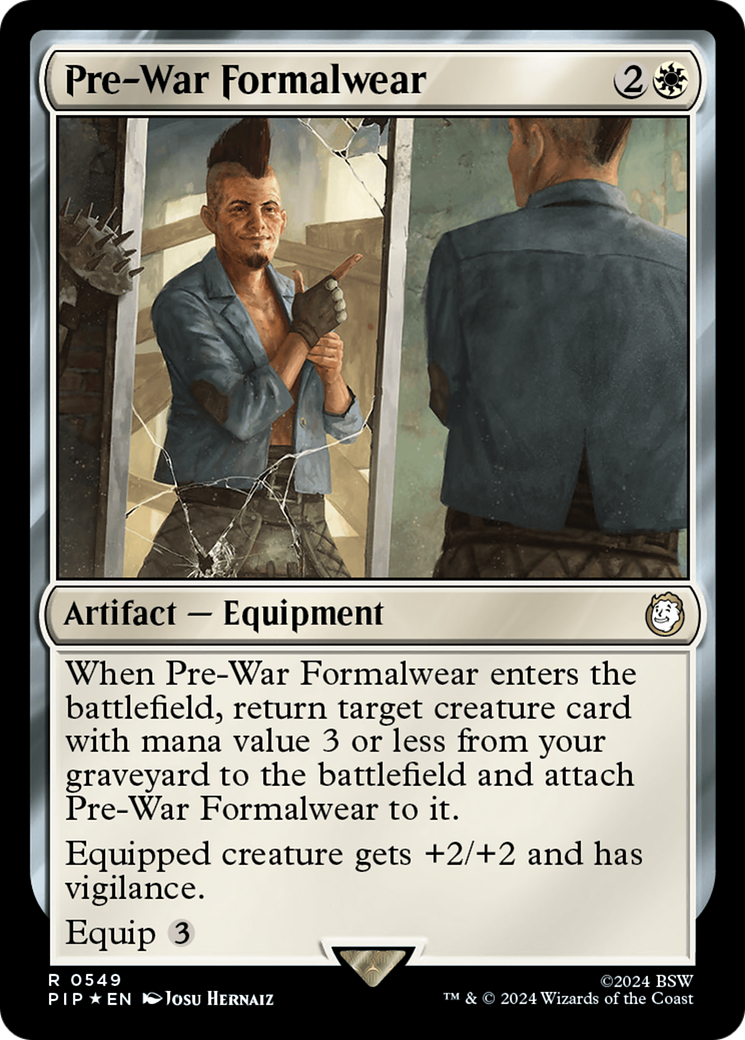 Pre-War Formalwear (Surge Foil) [Fallout] | Boutique FDB TCG