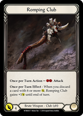 Dawnblade // Romping Club [WTR115-T // WTR003-T] (Welcome to Rathe)  Alpha Print Normal | Boutique FDB TCG