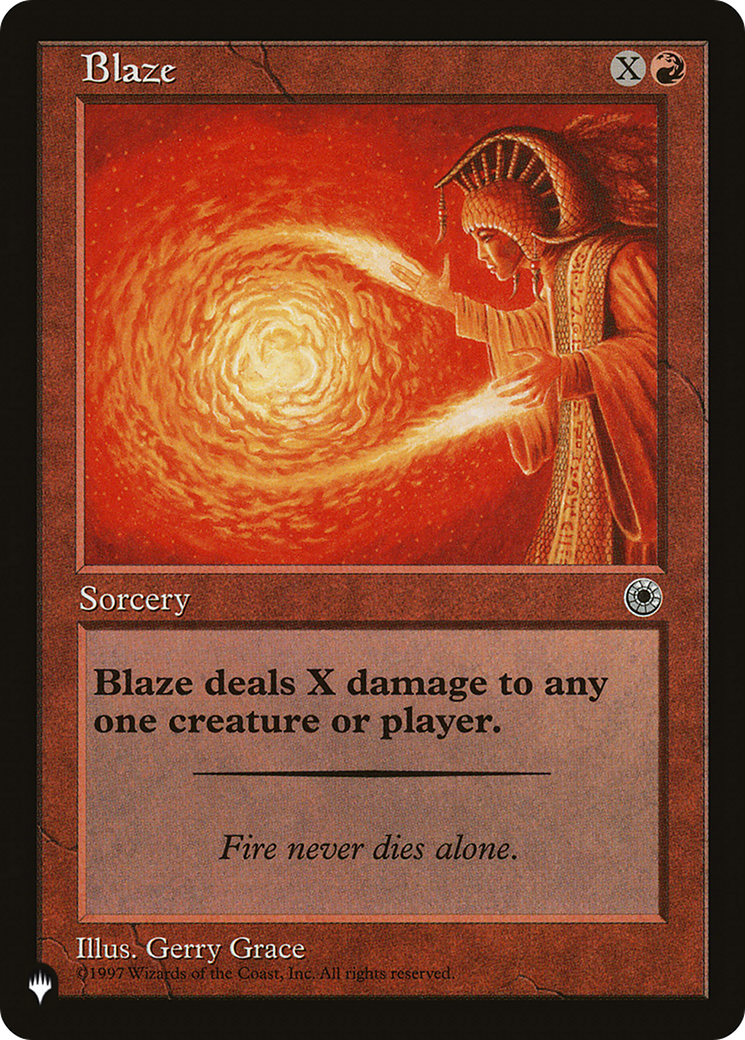 Blaze [The List] | Boutique FDB TCG