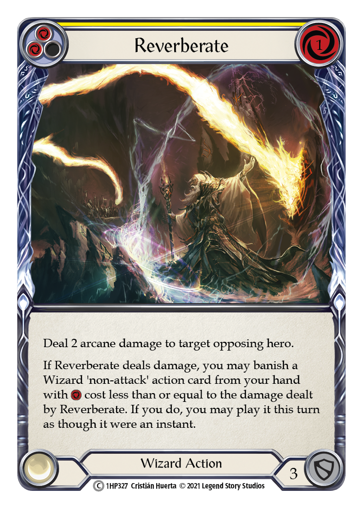 Reverberate (Yellow) [1HP327] (History Pack 1) | Boutique FDB TCG